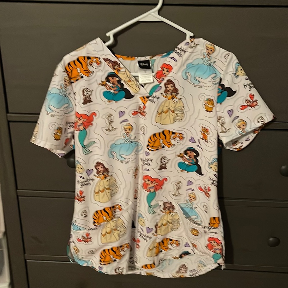Disney Princess Scrub top